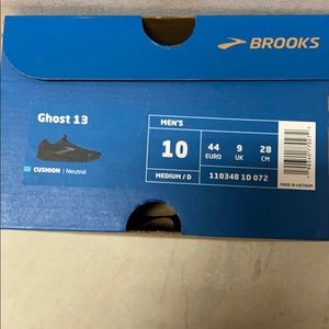 Brooks Ghost 13. Brand New. Men’s 10